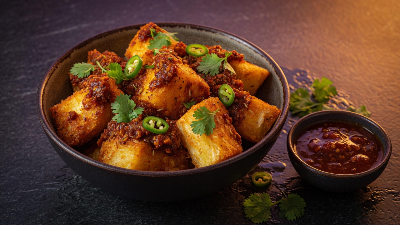 Chilli Masala Mogo